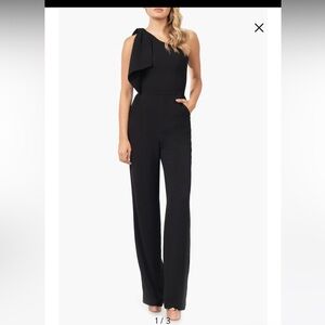 Dress the Population - Tiffany One-Shoulder Jumpsuit